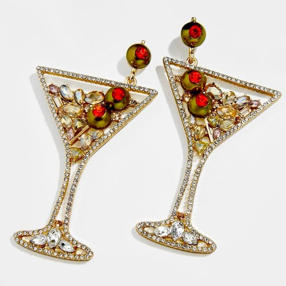 Martini Girl Statement Earrings